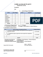 1 Analisis Alokasi Waktu