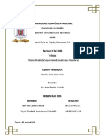 Tarea - 3 - Normativa de La Supervisión Educativa en Honduras