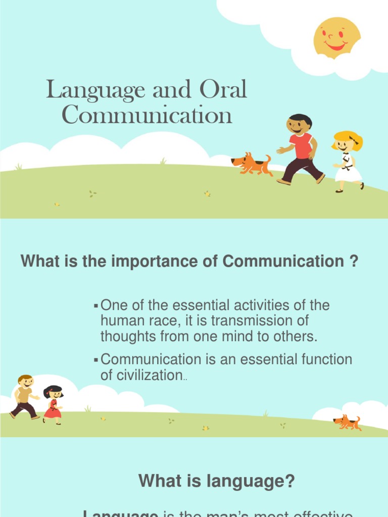 The Process of Oral Communication | PDF | Communication | Gesture