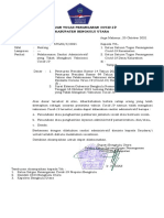 Surat Bupati TTG Sanksi Administrasi