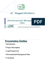 Al - Sayyed Brothers: Environmental Management Plan
