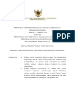 Permenlhk No 5 Tahun 2022 - Pengolahan Air Limbah Bagi Usaha Danatau Kegiatan Pertambangan Dengan Menggunakan Metode Lahan Basah Hutan