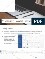Microsoft Word Basics: Getting Started with Formatting and Tools