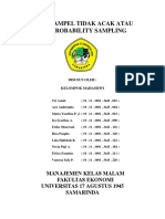 Jenis Sampel Tidak Acak - Kelompok Mahasiswi