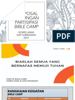 Proposal Kegiatan Bible Camp
