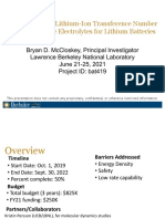 Designing High Lithium-Ion Transference Number and High Stable Electrolytes For Lithium Batteries