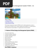 Plant Design and Management System PDMS - An Overviewt