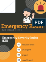 Emergency Room: Case Scenario (Group 1)