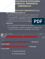 Etiologia Și Epidemiologia Cancerului