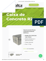 Caixa de Concreto R2 - Voltz Postes Elétricos Padrão Copel