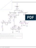 One-Line Diagram - OLV1 (Load Flow Analysis) : Scheme-1