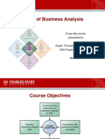 Basics of Business Analysis Course