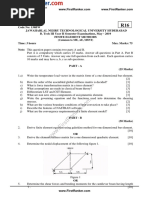 JNTUH - B Tech - 2019 - 3 2 - May - R18 - MECH - 136BW FEM Finite Element Methods