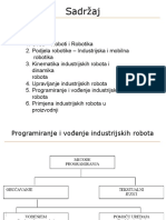 Programiranje I Vođenje Industrijskih Robota1