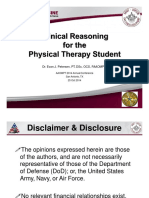 Clinical Reasoning For PT Student