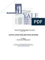 Capital Structure and Stock Returns