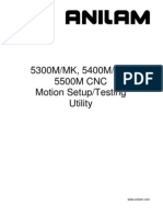 5300M/MK, 5400M/MK, 5500M CNC Motion Setup/Testing Utility