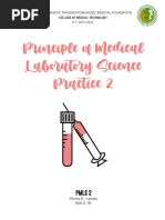 Principle of Medical L Aboratory Science Practice 2: Pmls 2