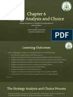 Chapter 6 - Strategy Analysis and Choice