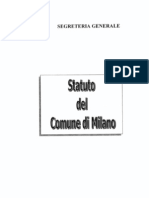 Statuto Del Comune Di Milano