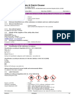 Brake & Clutch Cleaner: Safety Data Sheet