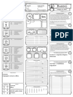 DND 5e - Ficha - Bardo - Editável