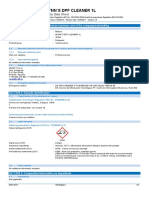 Wynn S DPF Cleaner 1L: Safety Data Sheet