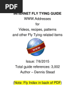 Fly Tying Guide 7-6-2015