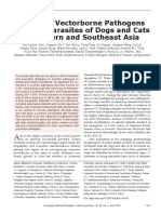 Zoonotic Vectorborne Pathogens and Ectoparasites of Dogs and Cats in Eastern and Southeast Asia