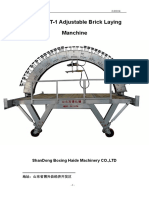 Qzj5Kt-1 Adjustable Brick Laying Manchine: Shandong Boxing Haide Machinery Co.,Ltd