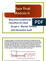 Grupo 2 Clase Repaso MODULO II 2do Sem 2018