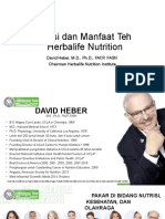 Variasi Dan Manfaat Teh Herbalife Nutrition: David Heber, M.D., PH.D., FACP, FASN Chairman Herbalife Nutrition Institute