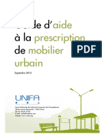 Guide Unifa D Aide A La Prescription de Mobilier Urbain Oct 2012
