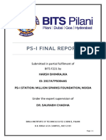 PS-I Final Report 2017A7PS0046G
