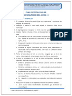11.2 Plan y Protocolo de Bioseguridad Del Covid19