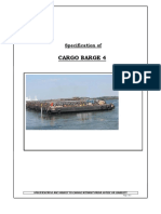 Cargo Barge 4: Specification of