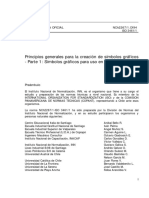 NCH 2267-1-1994 - Símbolos Gráficos para Uso en Equipos