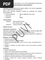 Applied Hydraulics and Pneumatics: Required