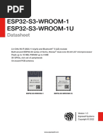 Esp32 s3 Wroom 1 Wroom 1u Datasheet en