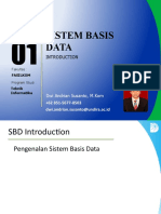 Sistem Basis Data (Modul 1)