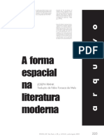 A Forma Espacial Na Literatura Moderna