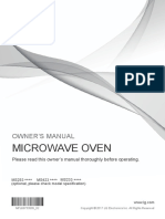 Microwave Oven: Owner'S Manual