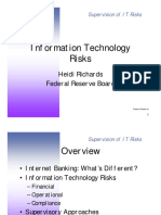 Information Technology Risks: Heidi Richards Federal Reserve Board