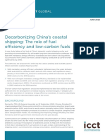 Decarbonizing China's Coastal Shipping