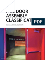 Fire Door Assembly Classifications: Decoded