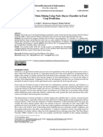 Implementation of Data Mining Using Naïve Bayes Classifier in Food Crop Prediction