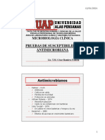 Pruebas de Susceptibilidad Antimicrobiana: Microbiología Clínica