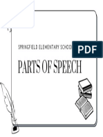 Minimalist White and Gray Parts of Speech