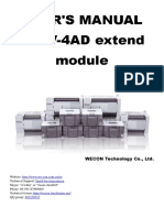 User'S Manual LX3V-4AD Extend: WECON Technology Co., LTD