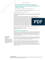 A Review of Trikafta: Triple Cystic Fibrosis Transmembrane Conductance Regulator (CFTR) Modulator Therapy